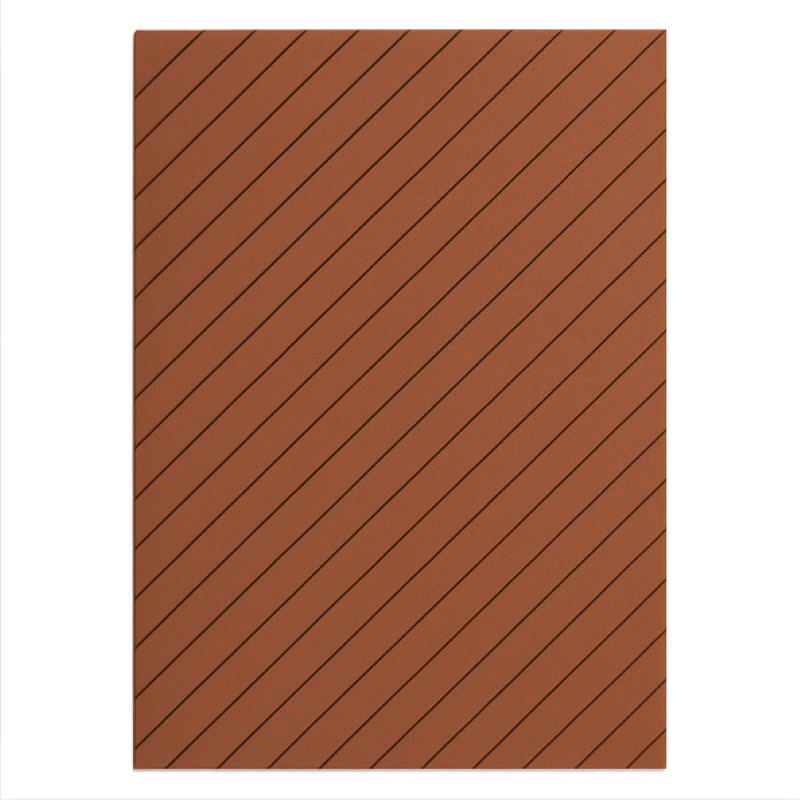 MufflePanel Diagonal Rust