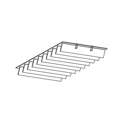 Autex Grid Ceiling Tiles - Rectangle (Sold in Packs)